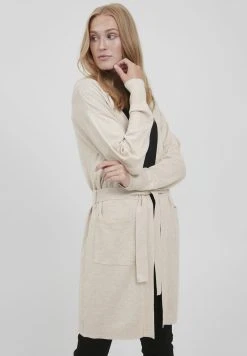 B.young BYPIMBA BELT CARDIGAN 20810232 - Strickjacke - Birch Melange