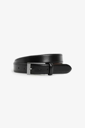 Next TAN/BLACK SIGNATURE ITALIAN LEATHER REVERSIBLE BELT - Gürtel - Black – Bild 3