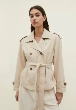 Stradivarius WITH BELT - Trenchcoat - Stone