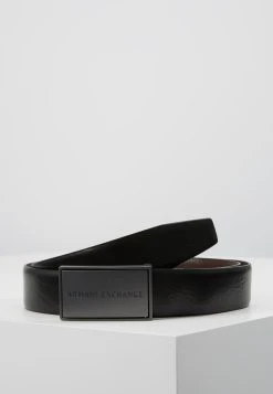Armani Exchange BELT  - Gürtel - Black/dark Brown