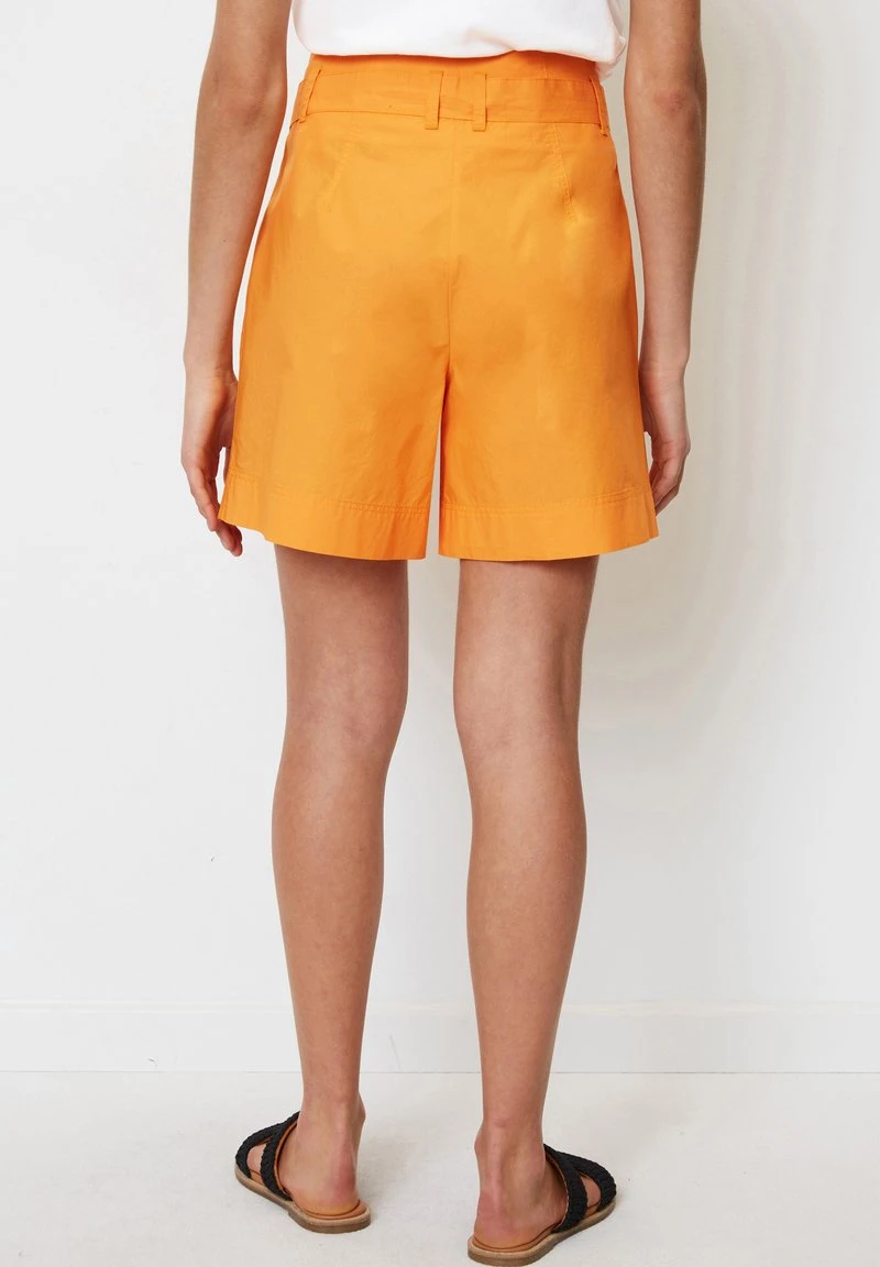 Marc O'Polo HIGH RISE PLEATS BELT - Shorts - Faded Marigold – Bild 3
