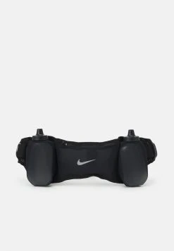 Nike Performance NIKE FLEX STRIDE DBL BOTTLE BELT 709ML UNISEX - Gürteltasche - Black/black/silver