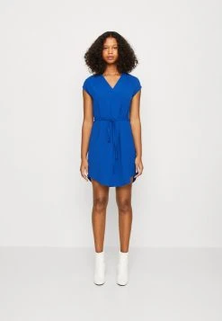 Vila VIJOSA BELT DRESS - Freizeitkleid - Mazarine Blue