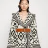Elisabetta Franchi WOMENS WITH BELT - Strickjacke - Burro/nero