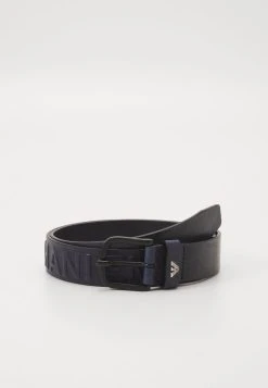 Emporio Armani BELT UNISEX - Gürtel - Blu Navy