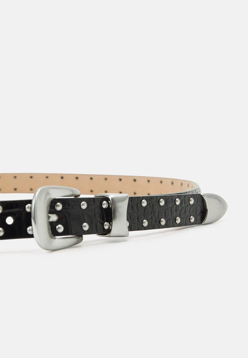 J.Lindeberg CROC STUD BELT - Gürtel - Black – Bild 3