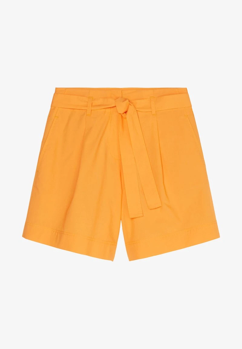 Marc O'Polo HIGH RISE PLEATS BELT - Shorts - Faded Marigold – Bild 6