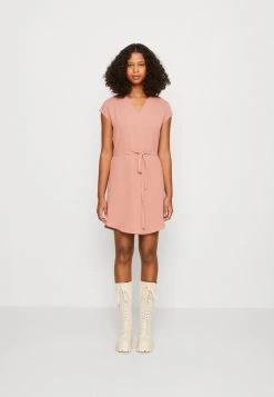 Vila VIJOSA BELT DRESS - Freizeitkleid - Old Rose