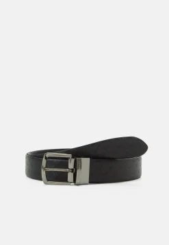 Emporio Armani REVERSIBILE BELT UNISEX - Gürtel - Nero