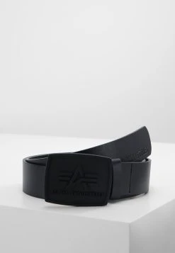 Alpha Industries ALL BLACK BELT - Gürtel - Black
