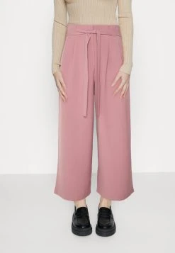 ONLY ONLLIZZO BELT CULOTTE - Stoffhose - Nostalgia Rose