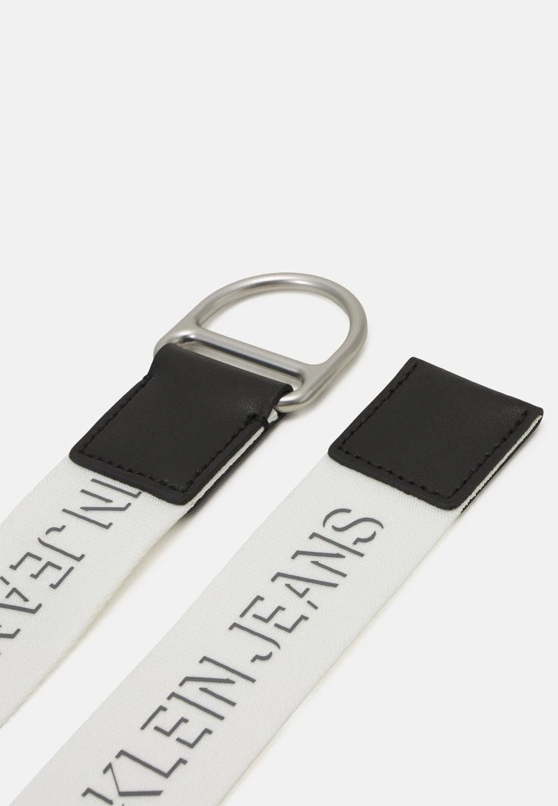 Calvin Klein Jeans SLIDER D RING WEBBING BELT - Gürtel - Bright White – Bild 2