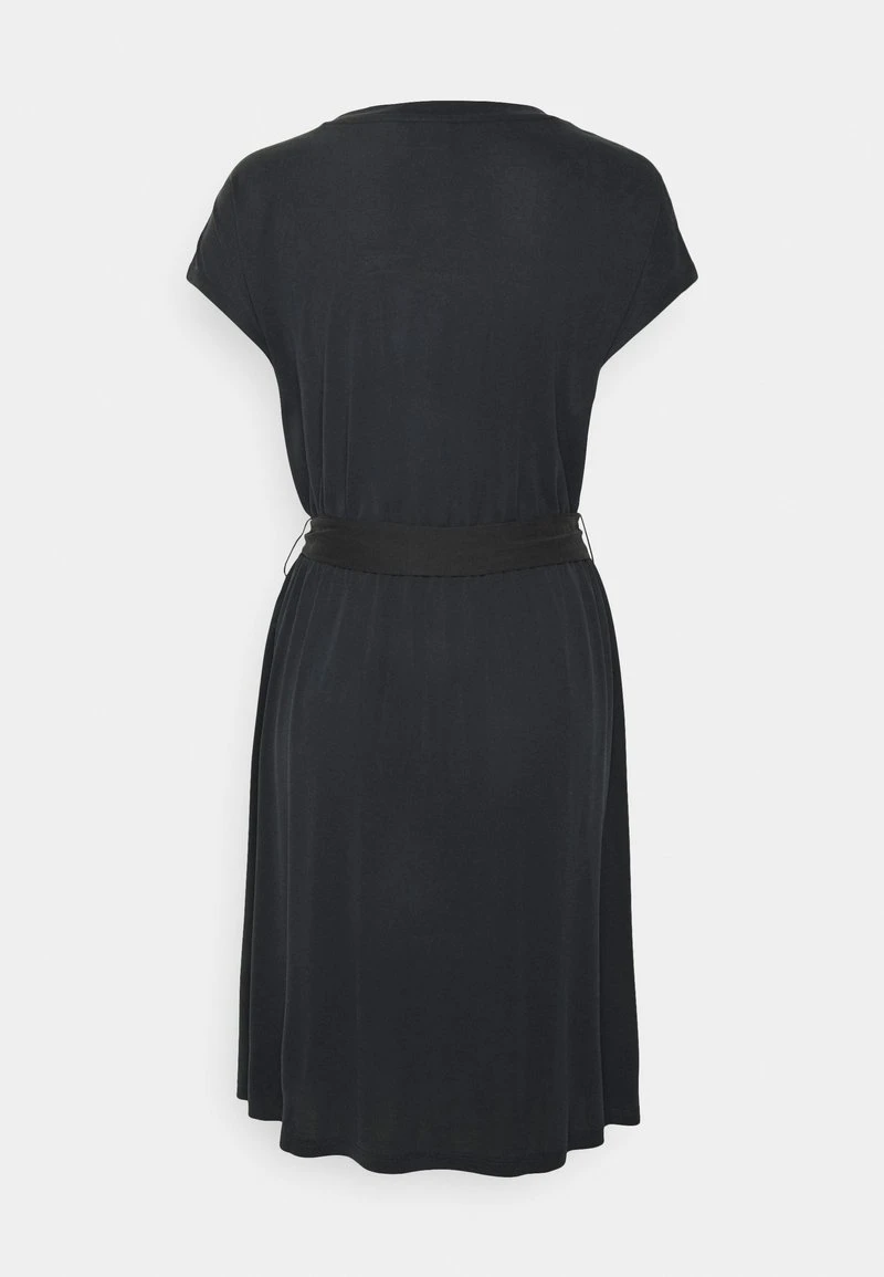 Vila VIMODALA BELT DRESS - Jerseykleid - Black – Bild 2