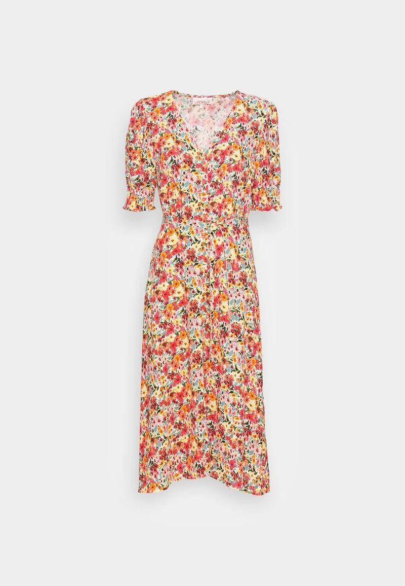 ONLY ONLFREDERIKKE V NECK BELT DRESS - Blusenkleid - Cloud Dancer/pink – Bild 4