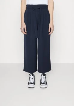 ONLY ONLLIZZO BELT CULOTTE - Stoffhose - Navy Blazer