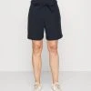 Marc O'Polo HIGH RISE PLEATS BELT - Shorts - Deep Blue Sea
