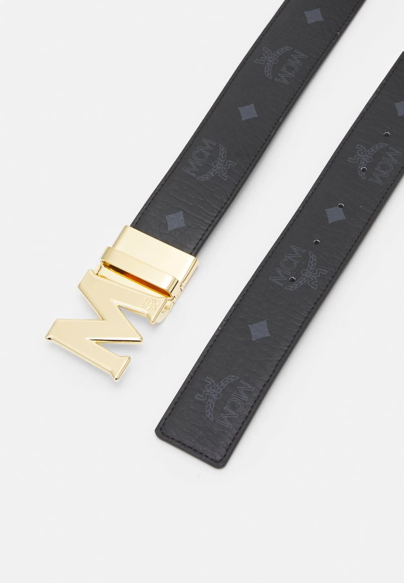 MCM CLAUS M REVERSIBLE BELT 1.5" IN VISETOS - Gürtel - Black – Bild 3