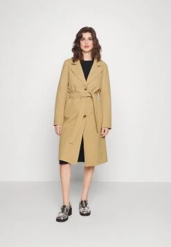 Vila VIPOKO LONG BELT COAT - Klassischer Mantel - Sesame