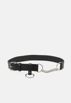 URBAN CLASSICS CHAIN IMITATION BELT UNISEX - Gürtel - Black/silver-coloured