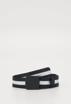 URBAN CLASSICS CENTRE STRIPE BELT - Gürtel - Black