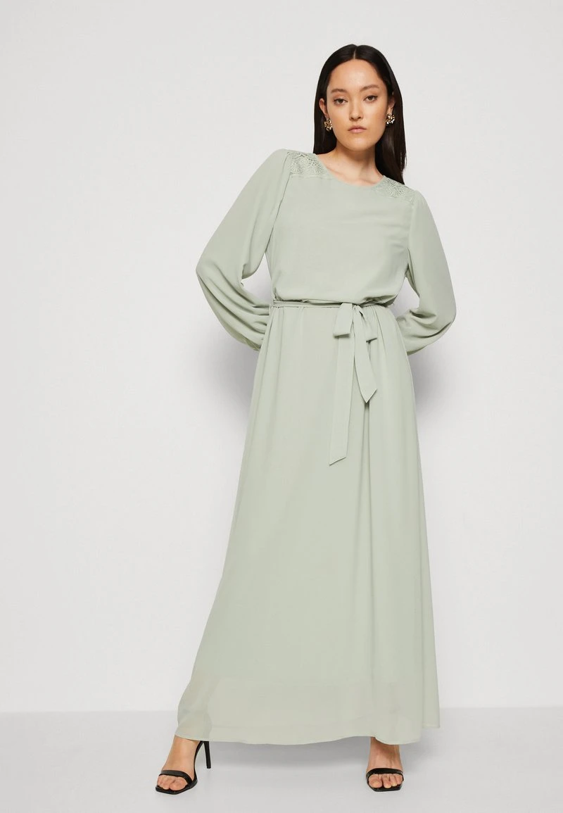 Vila VIFREDERIKKE O NECK MAXI BELT DRESS - Ballkleid - Desert Sage – Bild 4