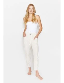 Angels Slim-Fit-Jeans Clare Fancy Belt In Light Ecru