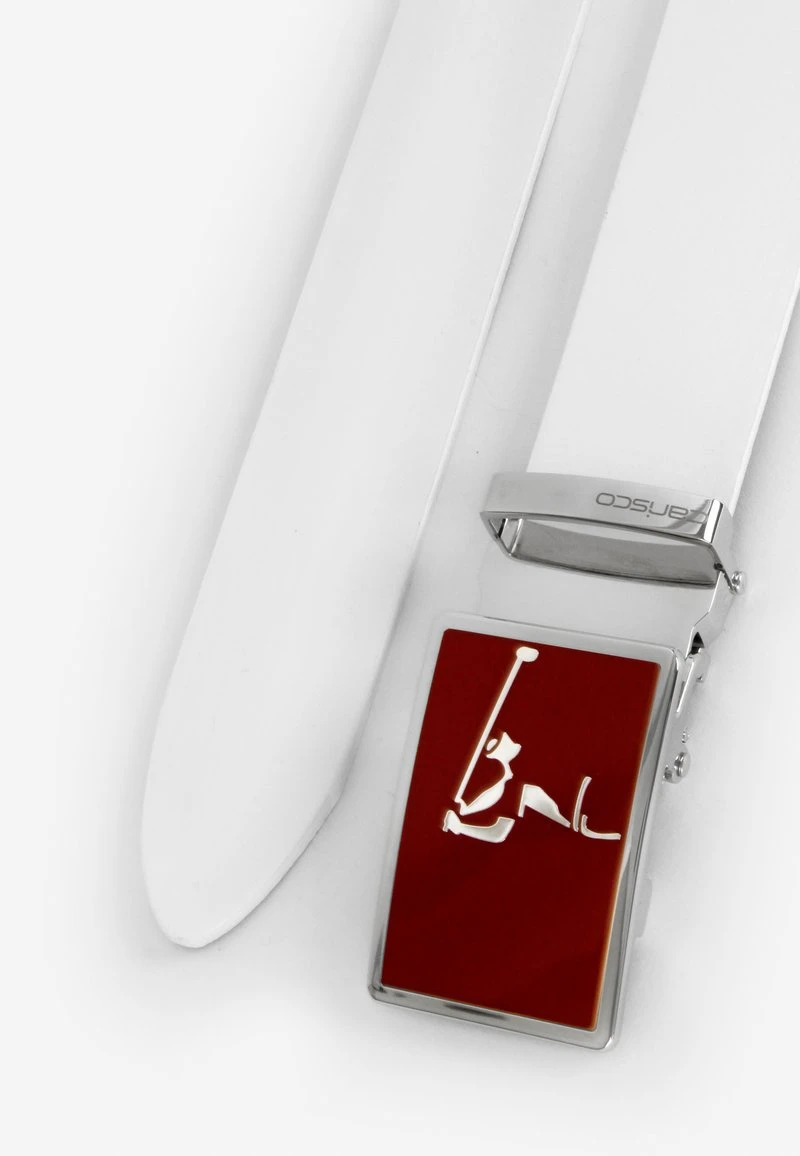 GOLF BELT - Gürtel - Weiß Rot – Bild 2
