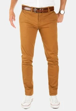 DUSTIN WITH BELT - Chino - Brown Camel Otter