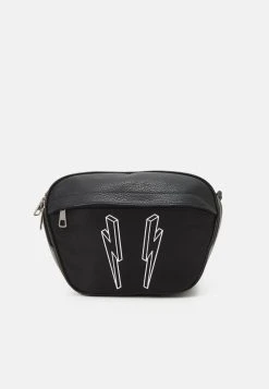 Neil Barrett BOLT CITY BELT UNISEX - Gürteltasche - Black/white
