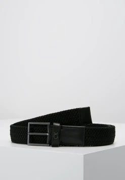 Calvin Klein FORMAL ELASTIC BELT - Gürtel - Black