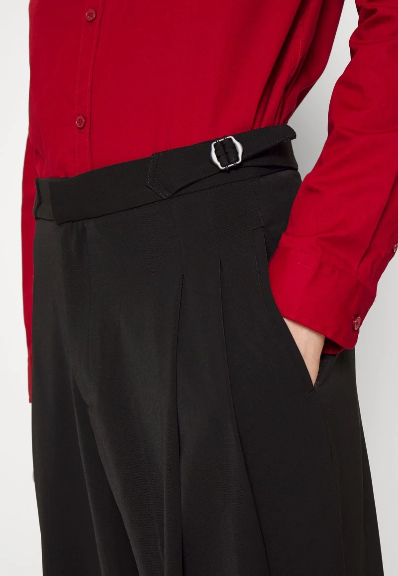 SLINK FINISH BELT - Stoffhose - Black – Bild 5