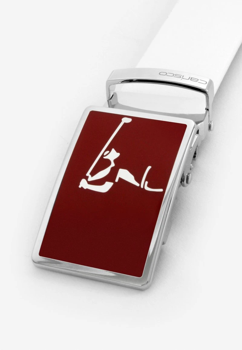 GOLF BELT - Gürtel - Weiß Rot – Bild 3