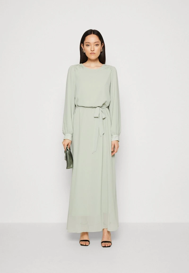 Vila VIFREDERIKKE O NECK MAXI BELT DRESS - Ballkleid - Desert Sage – Bild 2