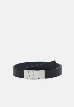 Armani Exchange BELT - Gürtel - Black/navy