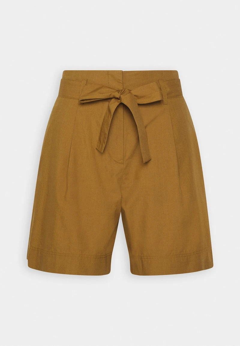 Marc O'Polo HIGH RISE PLEATS BELT - Shorts - Wood Brown – Bild 4