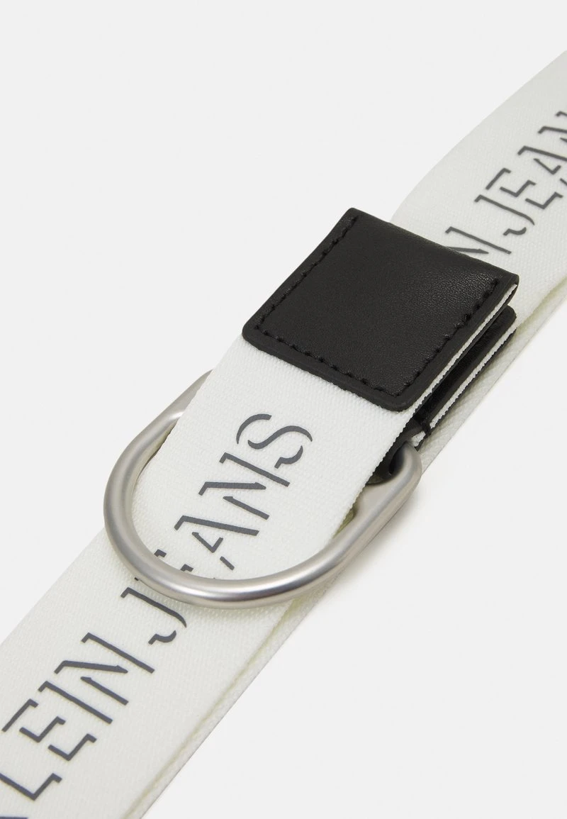Calvin Klein Jeans SLIDER D RING WEBBING BELT - Gürtel - Bright White – Bild 3