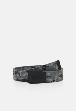 URBAN CLASSICS WOVEN BELT RUBBERED TOUCH UNISEX - Gürtel - Grey