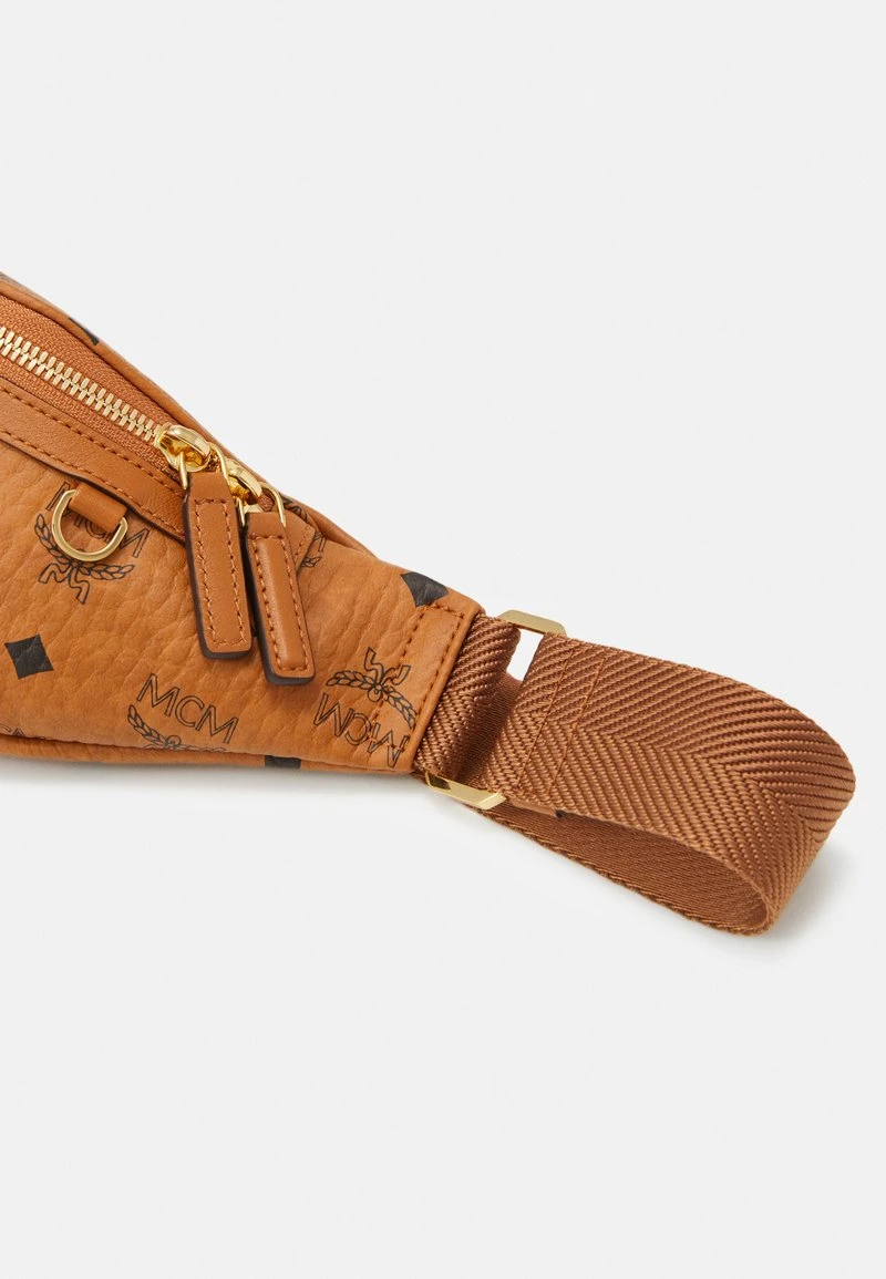 MCM FURSTEN VISETOS BELT BAG SMALL UNISEX - Gürteltasche - Cognac – Bild 4