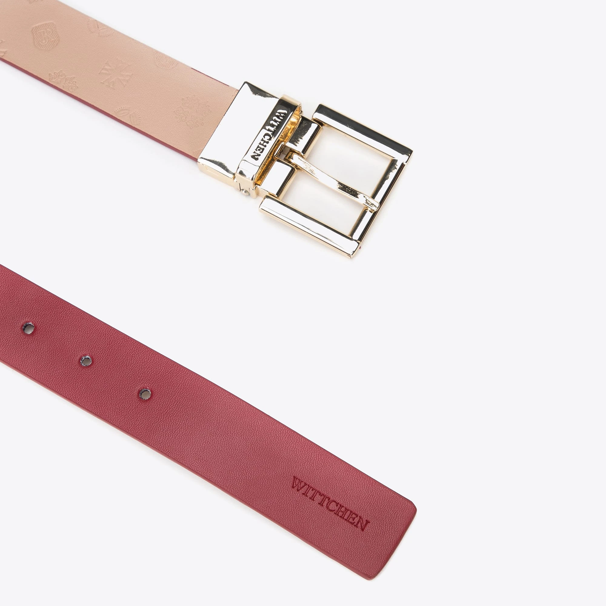 Leather Belt (H) 85 X (B) 3 Cm In Multicolor 3 – Bild 3