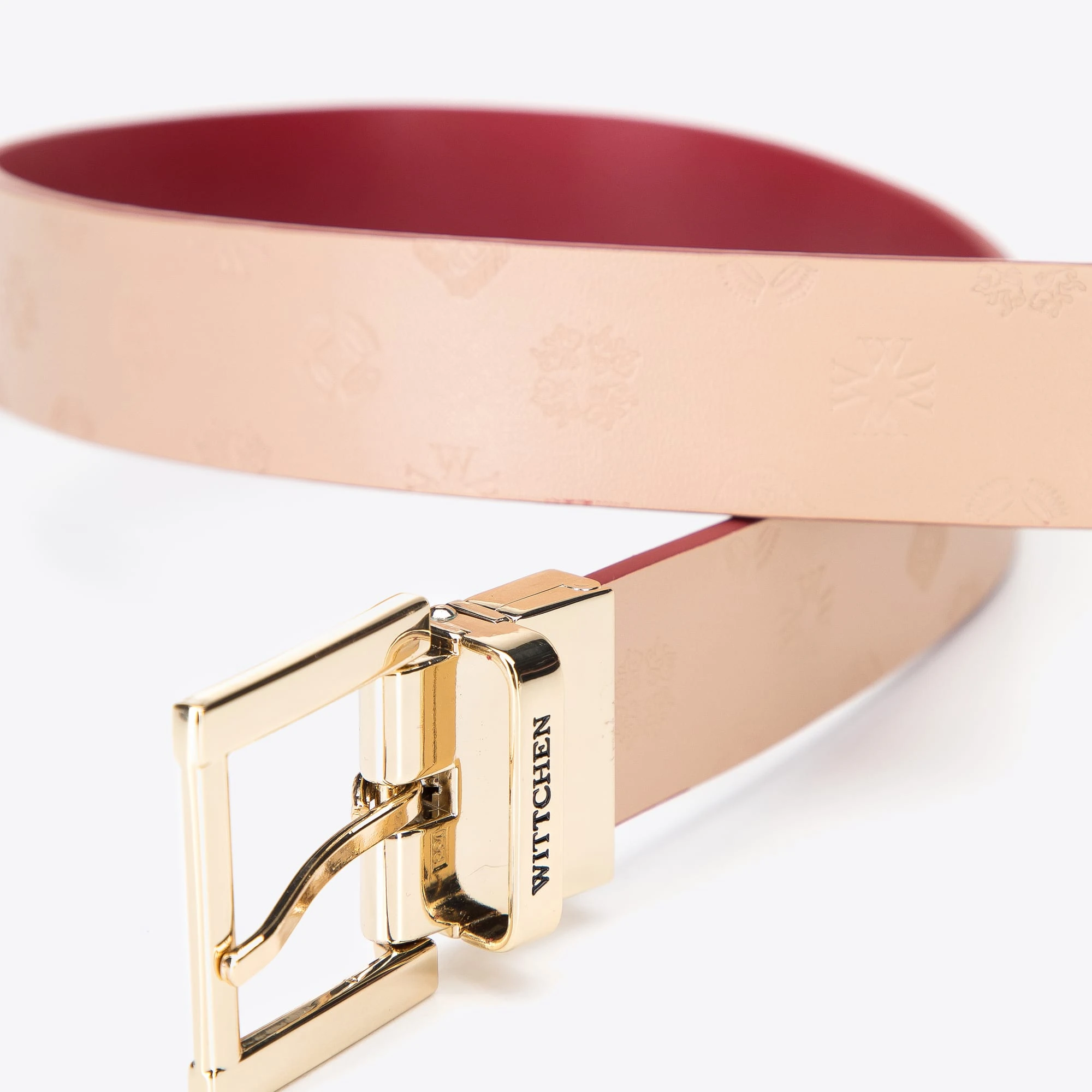 Leather Belt (H) 85 X (B) 3 Cm In Multicolor 3 – Bild 4